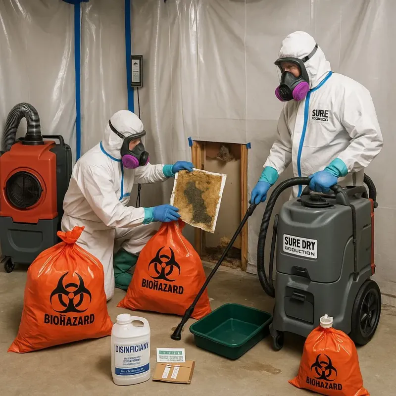 Contaminated Water Handling Protocols process in Lake View, IA