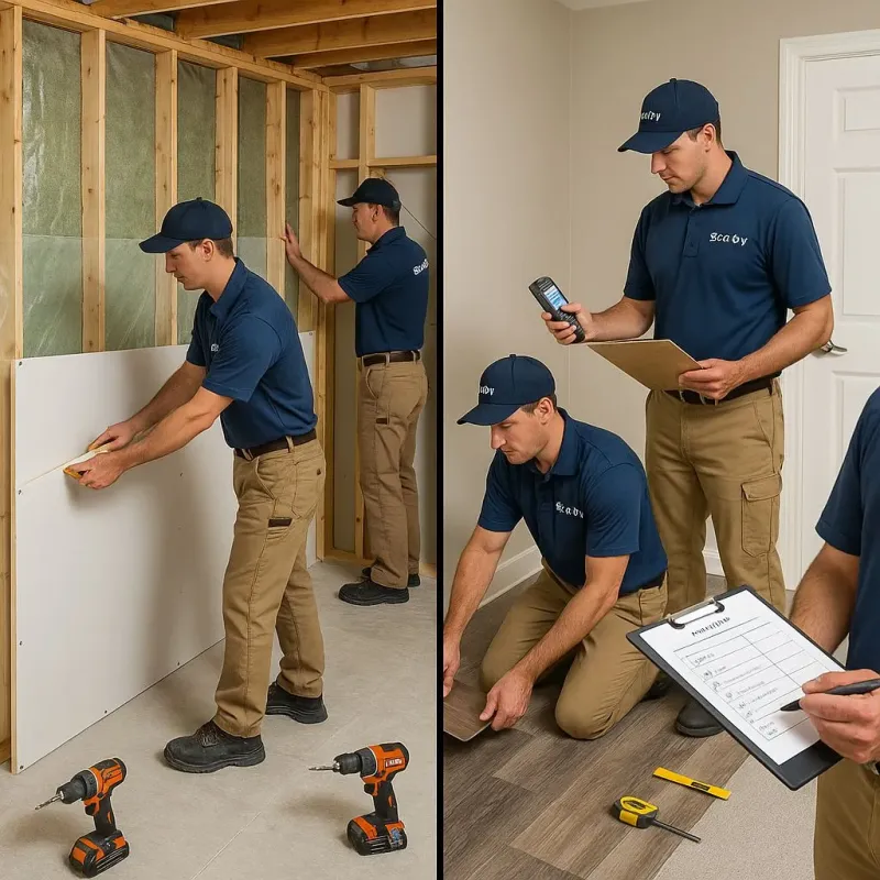 Repairs and Reconstruction process in Lake View, IA