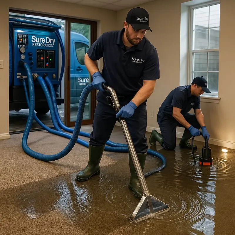 Water Extraction and Removal process in Lake View, IA